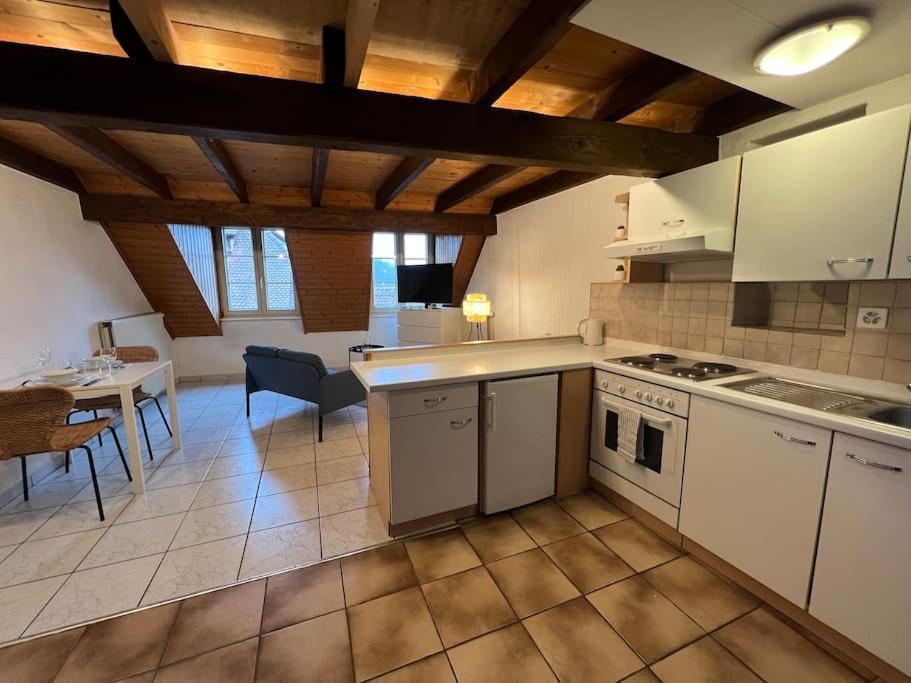 Charmant Appartement En Duplex A Porrentruy Dış mekan fotoğraf