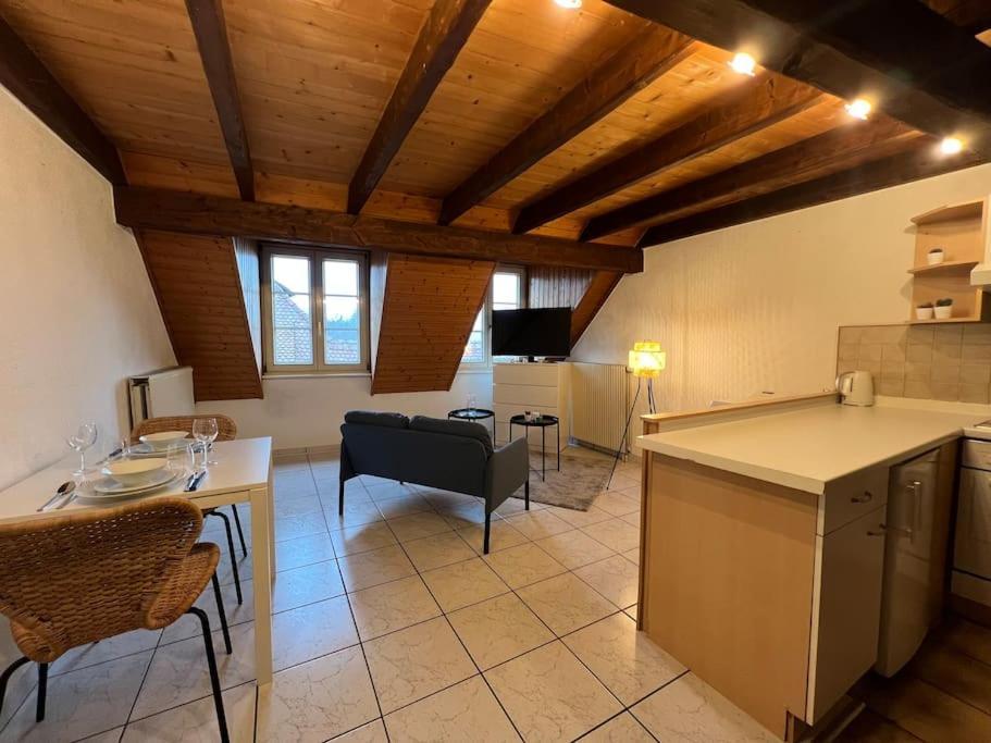 Charmant Appartement En Duplex A Porrentruy Dış mekan fotoğraf